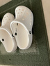卡骆驰（CROCS）洞洞鞋贝雅女鞋夏季新款凉鞋拖鞋情侣凉拖鞋沙滩鞋男士 10126-100/白色（建议拍小一码） 36-37 (220mm) M4W6 实拍图