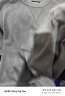 马登工装 美式重磅圆领卫衣男阿美咔叽春秋基础打底衫vintage休闲外套 灰色 M 实拍图