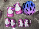 米高轮滑鞋S3儿童花样溜冰鞋套装高端平花四码调节直排初学花式旱冰鞋 粉升级款(K8S头盔+KP1护具+包） L (37-40) 实拍图