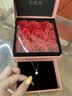 乔柏妲铂金项链女生日纪念日情人节礼物白金女士吊坠锁骨链送女友老婆 【免费刻字】轻奢款-六星光芒 实拍图