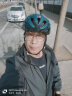 洛克兄弟（ROCKBROS） 骑行头盔山地公路自行车头盔男女带风镜一体成型炫彩安全帽 磨砂蓝：58-62cm 灰色+透明镜片 实拍图