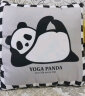foojo抱枕被靠垫二合一抱枕车载枕头亚麻靠枕瑜伽熊猫 实拍图