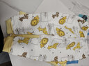 舒贝怡婴儿衣服儿童内衣套装秋冬宝宝睡衣纯棉夹棉保暖分体两件套黄100 实拍图