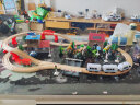 一点电动小火车轨道玩具儿童轨道车玩具木火车头高铁3岁男孩生日礼物 88件动车小火车玩具【松木材质】 实拍图