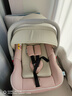 fengbaby新生儿汽车儿童安全座椅宝宝便携车载提篮式婴幼童摇篮0-15个月3C 米粉色-护脊版 实拍图
