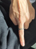 巴尼帝尔 莫比乌斯环戒指男潮流学生简约时尚个性情侣网红简约食指指环 无尽戒指 （开口可调大小） 实拍图