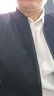 罗蒙（ROMON）棒球领外套男士宽松百搭上衣服春秋季潮流加绒黑色休闲商务夹克男 黑色 【常规款】 2XL 141-160 实拍图