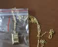 周大生黄金项链足金锁骨套链5G暴富小金砖吊坠生日礼物送女友 5.1g 实拍图