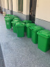 科力邦（Kelibang) 户外垃圾桶 大号塑料加厚50L商用环卫垃圾桶带盖分类工业小区物业翻盖果皮箱 绿色 单个 实拍图