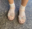 HELLOKITTY童鞋女童包头凉鞋夏季儿童软底时尚闪钻公主凉鞋6882粉色29 实拍图