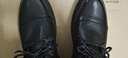 零度Zero增高鞋男新款隐形内增高男士商务休闲鞋英伦宽版大头皮鞋子男 黑色 41 实拍图