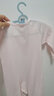 婧麒婴儿衣服夏季薄款新生宝宝提花连体衣纯棉空调服爬服夏装单件 小鲸鱼粉 90cm 实拍图