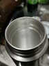 茂林銀樓999足银内胆控温杯保健杯高档不锈钢保温杯男女士泡茶银杯子定制 新款控温杯（经典本色款） 实拍图