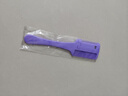 诺普斯加厚削发梳家用理发美发剪刀打薄削发成人神器梳子刘海工具削发刀 紫色削发梳+10刀片+海绵 实拍图