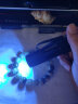 DARKNESS BEAM紫光灯手电筒 LED紫外线灯荧光剂检测验钞笔板材玉石猫藓UV胶固化 9灯基础款UV395-无电池 实拍图