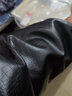埖煦PU皮棉服男外套男女同款机车服冬季加厚衣服男棉衣羽面包绒服棉袄 M2311黑色（刺绣款） 2XL(建议体重140-160斤) 实拍图