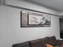 墨派 新中式客厅装饰画沙发背景墙壁画现代简约大气横幅山水叠加画 家和万事兴 A款 大幅200*70+小幅160*50晶瓷 实拍图