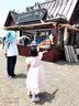 迪士尼（Disney）女童连衣裙儿童爱莎公主网纱裙小女孩节日表演裙 HXM092粉色130cm 实拍图