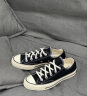 匡威（Converse）官方 1970S男女经典低帮帆布鞋黑色162058C 162058C/黑色 39.5/6.5 实拍图