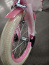 奥仕龙（AO SHI LONG）x凯蒂猫儿童自行车3-6-8-10岁女童小孩单车生日礼物公主款脚踏车 【Hello Kitty】公主车-后座版 16寸 适合100-120cm 实拍图