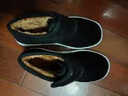 老北京布鞋男冬季加绒棉鞋防滑老人鞋居家保暖冬鞋工作鞋棉布鞋 魔术贴黑色 【建议买大2码】 40 实拍图