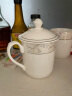 洁雅杰陶瓷茶杯 带盖水杯子(350ml)陶瓷茶杯陶瓷办公杯6只装 中华杯 晒单实拍图