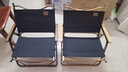 挪客Naturehike户外折叠椅便携椅野餐沙滩椅钓鱼休闲椅露营桌椅装备 胡桃木色 实拍图