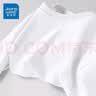 真维斯（Jeanswest）t恤男短袖潮流潮牌宽松纯棉夏季男士半袖男女重磅220g体恤衣服男R 面料升级220G-白（小红花) L 【推荐110-130斤左右】 实拍图