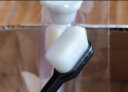 OWI情侣软毛牙刷成人超软毛孕妇月子纳米万毛牙刷 2支装（1黑+1白）  实拍图