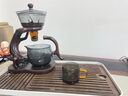 正扬玻璃自动茶具懒人整套磁吸茶壶防烫高档泡茶器功夫杯茶盘套装家用 自动(迎客烟灰)+6色烟灰把 实拍图