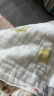 十月结晶婴儿纱布方巾6层2条装印花口水巾纯棉洗脸洗澡30*30cm 实拍图
