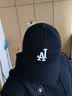 MLB男女帽子软顶棒球帽运动防晒遮阳鸭舌帽夏3ACP6601N-07BKS 黑F 实拍图