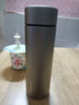 格亚（GEYA）抗菌纯钛保温杯高档抑菌纯钛杯保温水杯保温茶杯商务泡茶杯子定制 钛本色【高档礼盒】450ml 实拍图