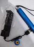 蚁刻激光笔远射强光手电筒可充电大功率红外线镭射笔逗猫笔沙盘售楼 绿光18650一节+座充（蓝色） 实拍图