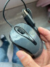 双飞燕（A4TECH)N-350有线小鼠标办公家用USB笔记本电脑台式机mini便携迷你小巧 N-350经典黑USB接口小鼠标 无光 实拍图