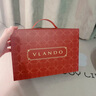 VLANDO结婚订婚礼物黄金三金首饰盒送新娘高档珠宝首饰盒五金饰品收纳盒 喜庆国红【礼盒装】 实拍图