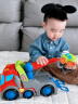 皮恩希声光音乐吊车滑行车仿真汽车模型宝宝早教启智玩具车儿童礼物 实拍图