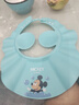 迪士尼（DISNEY） 婴幼儿洗头帽浴帽防水护耳儿童洗发帽宝宝洗澡帽 米奇绿-升级护耳款 实拍图