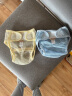 喜亲宝婴儿尿布兜宝宝尿片绑带网眼透气裤2条装（蓝+黄）M码 晒单实拍图