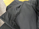 李宁（LI-NING）羽绒服男中长款运动服男女冬季新款连帽保暖防风加厚过膝羽绒服 标准黑-羽绒服(可拆卸帽) XL 实拍图