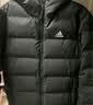 adidas 拒水防泼防风保暖鸭绒羽绒服面包服男女同款阿迪达斯官方   黑色   XS 实拍图
