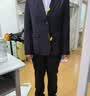 古缇琪黑色西装套装女春秋外套职业装女装套装大学生面试正装女士工作服 黑色西装+裤子+白衬衫 XXXL 实拍图
