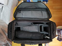 马田专业超大容量单肩斜跨相机包适用佳能尼康单反索尼富士微单摄影包三脚架二机多镜手提便携摄像机包 黑色 小号S 实拍图