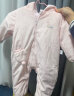 童泰婴儿连体衣秋冬季加厚宝宝水晶绒夹棉外出服 粉色 80cm 实拍图