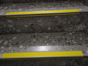 佐佑众工L型楼梯防滑条台阶防滑垫自粘防滑贴包边护角防撞压边条PVC防打滑 黄色灰底 5*2.5cm【1米】加厚款 实拍图