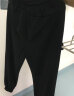 NASA MARVEL官方联名休闲男裤夏秋新款运动休闲舒适亲肤潮流学生不起球宽松 黑色束口 M-（90斤-110斤） 实拍图