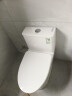 九牧（JOMOO）马桶 家用虹吸式大冲力节水坐便器 防臭瞬冲 易洁抗菌马桶 升级无棱双旋大冲力11396-400坑 实拍图