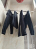 GXG男装 商场同款夏日海风系列黑色工装休闲裤 2022年夏季新款 黑色 180/XL 实拍图