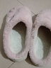 安尚芬棉拖鞋女士秋冬季新款室内家居月子鞋厚底防滑保暖加绒棉鞋 粉色【卡通熊】 36-37 适合35-36 实拍图