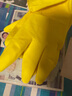 3M思高家务手套防水洗碗天然橡胶薄款舒适无异味厨房清洁手套cbg 黄色薄巧型 3双 装 L 实拍图